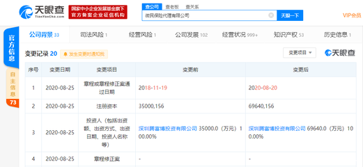微民保險(xiǎn)代理增資至6.96億，騰訊深化保險(xiǎn)市場(chǎng)布局
